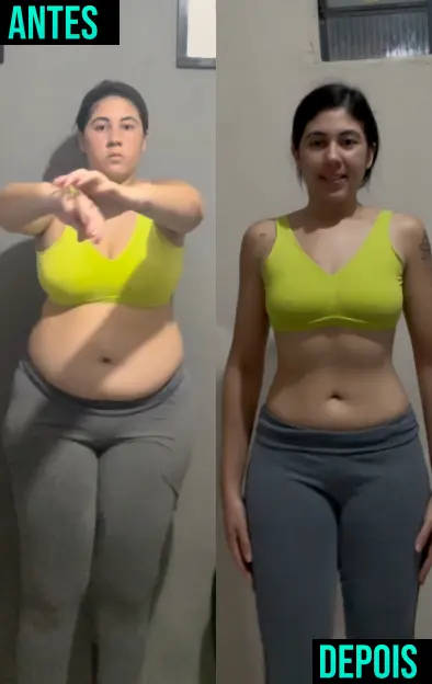 Antes e Depois de usar Secaps Black